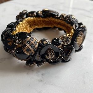 Handmade vintage button bracelet